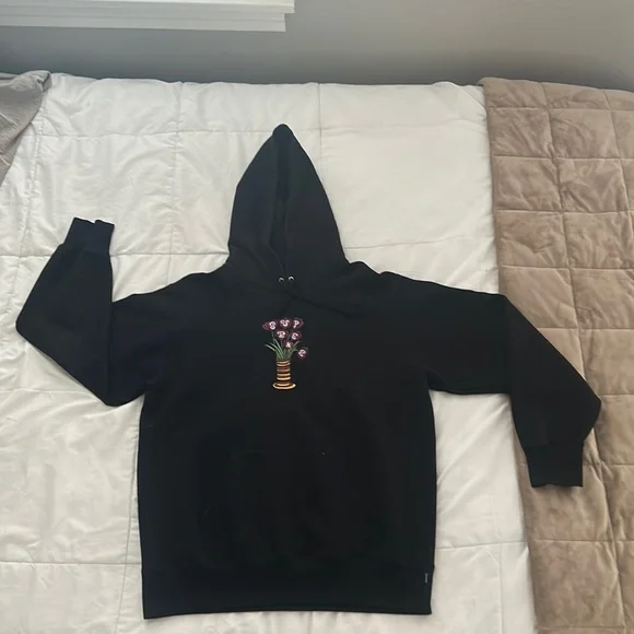 Supreme | Sweaters | Supreme Flowers Hooded Sweatshirt Black Size 